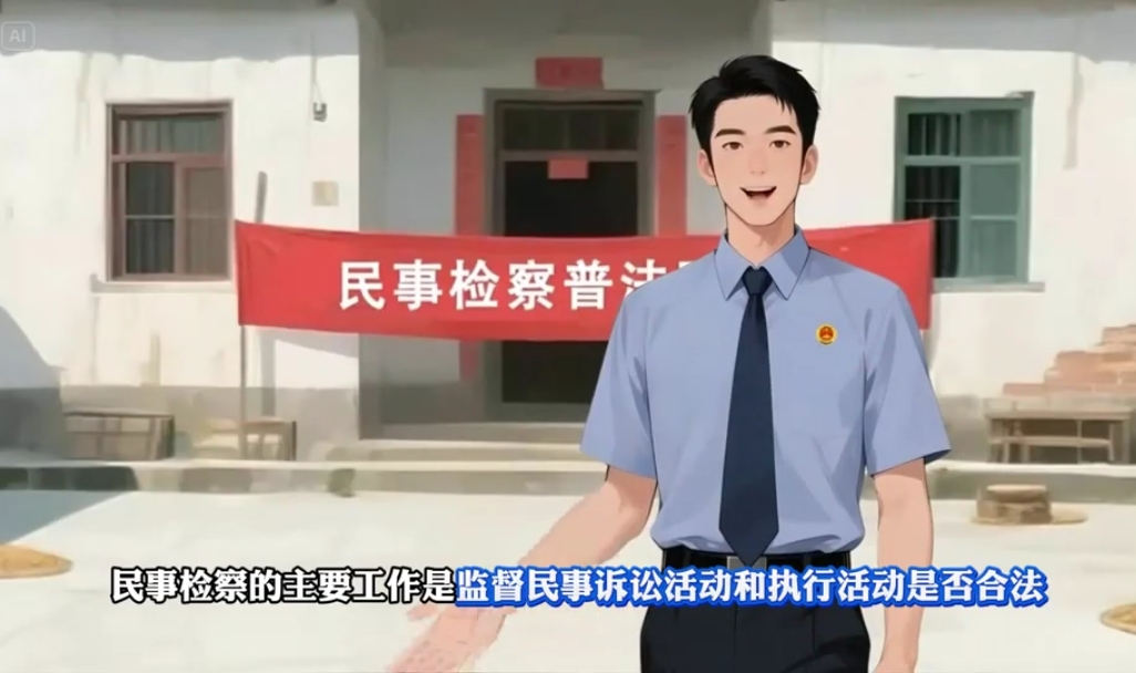 【AI视频】检察院里民法典的守护人